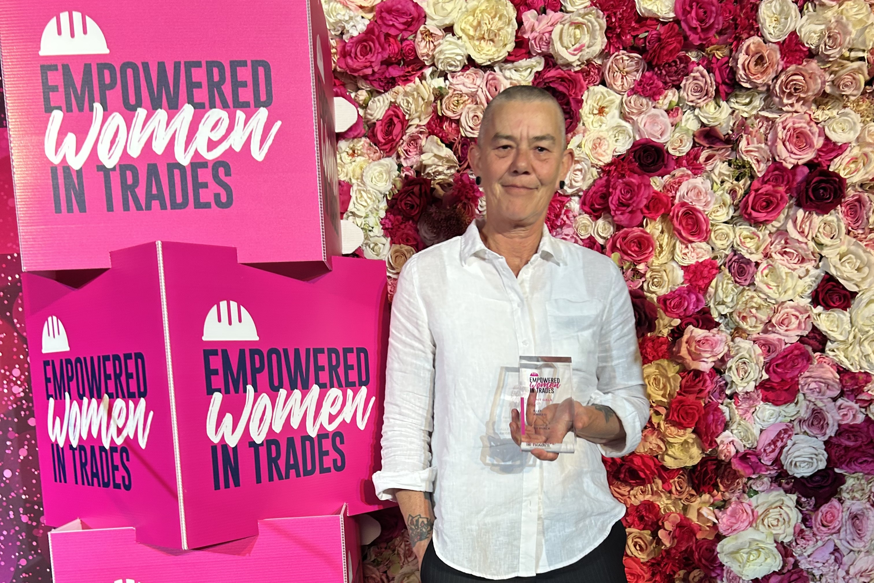 Nailed it: Educator awarded for building inclusive trades